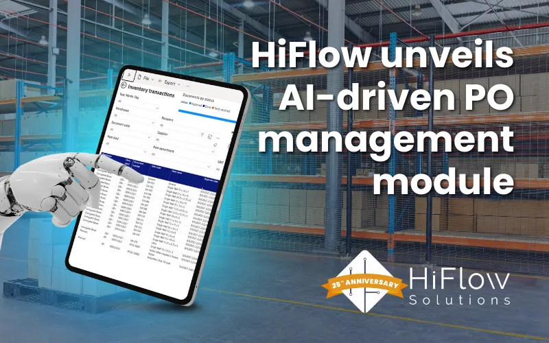 HiFlow Solutions unveils AI-driven PO management module