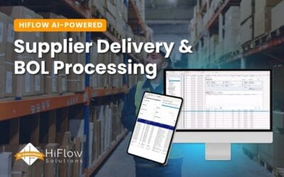 HiFlow Launches New AI-Powered Logistics Suite to Streamline Supplier Deliveries, BOL Processing, and Procure-to-Pay Automation