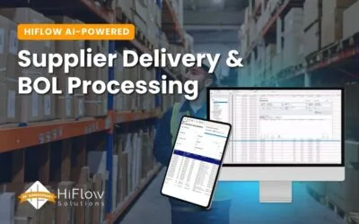 HiFlow Launches New AI-Powered Logistics Suite to Streamline Supplier Deliveries, BOL Processing, and Procure-to-Pay Automation